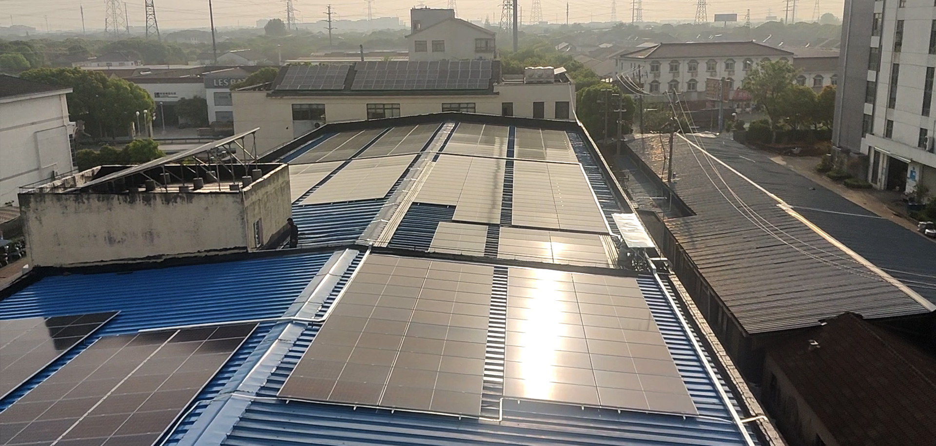 RLE South Industrial Park rooftop solar system